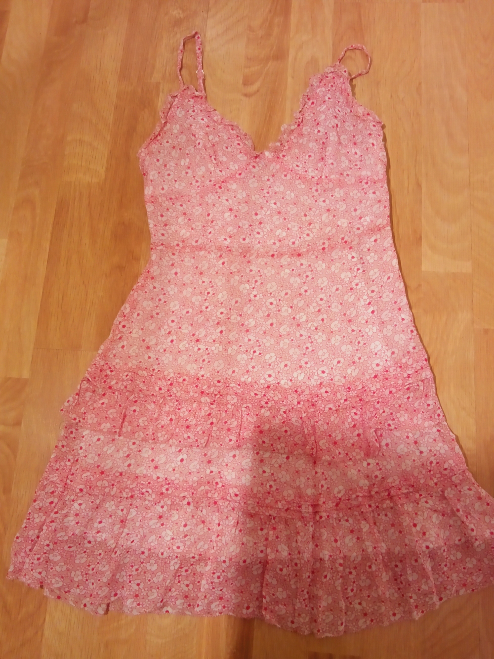 Jack Wills/ Women's Pink Floral Strap Slip Dress/Size 2